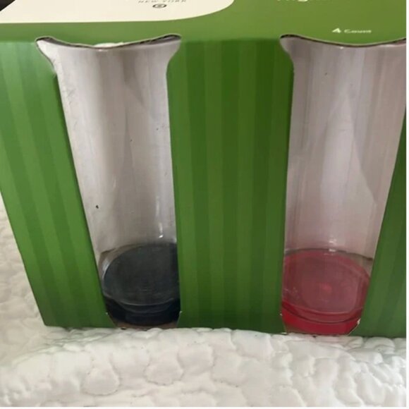 kate spade x Target Acrylic Highball Drinkware cups Set of 4 new in box - Picture 4 of 5